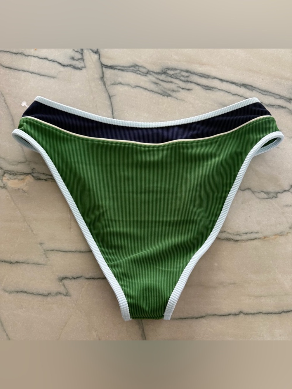 Beach Riot Delia Colorblock Bikini Bottom B570 - Picture 5 of 6